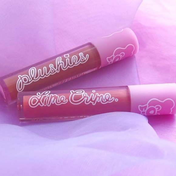 🆕MILK TEA LIME CRIME Plushie Soft Matte Lippy NWT - Picture 4 of 8